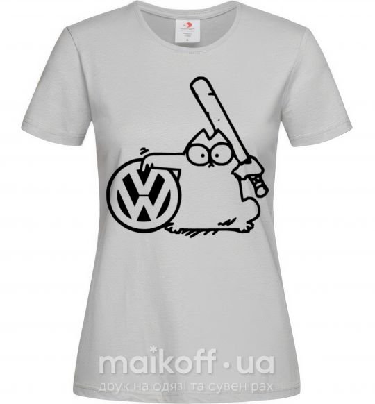 Жіноча футболка Danger Volkswagen Сірий фото