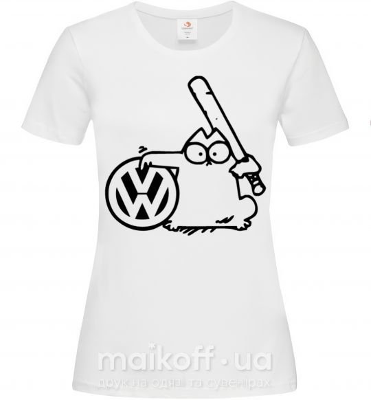 Жіноча футболка Danger Volkswagen Білий фото