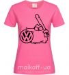 Жіноча футболка Danger Volkswagen Яскраво-рожевий фото