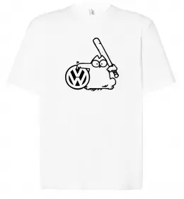 Футболка Оверсайз Volkswagen Белый фото