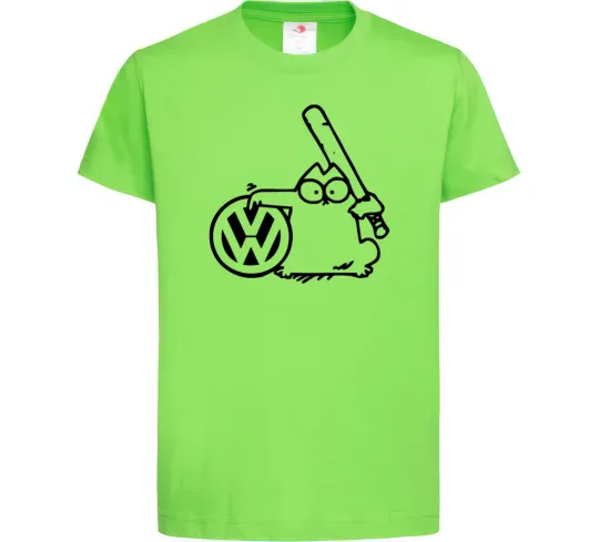 Детская футболка Danger Volkswagen Лаймовый фото