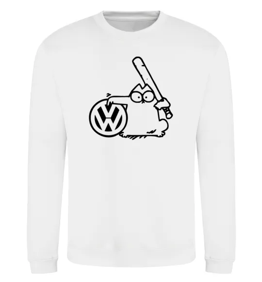 Світшот Danger Volkswagen Білий фото