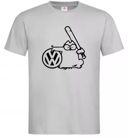 Чоловіча футболка Danger Volkswagen Сірий фото