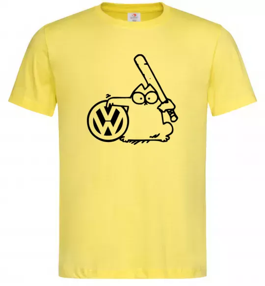 Чоловіча футболка Danger Volkswagen Лимонний фото