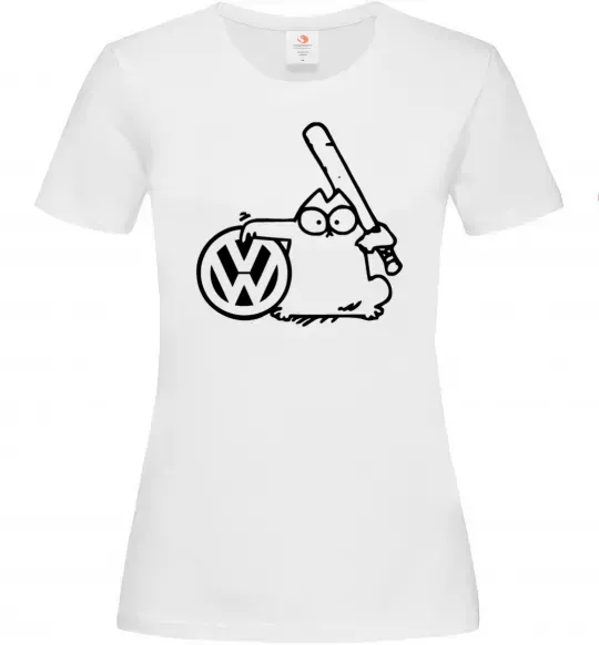 Женская футболка Danger Volkswagen Белый фото