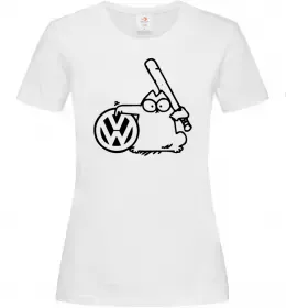 Женская футболка Danger Volkswagen Белый фото