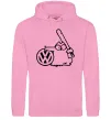 Мужская толстовка (худи) Danger Volkswagen Розовый фото