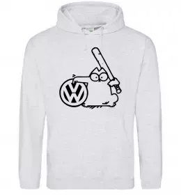 Женская толстовка (худи) Volkswagen Белый фото