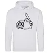 Женская толстовка (худи) Danger Volkswagen Серый меланж Женская толстовка (худи) Danger Volkswagen Серый меланж фото