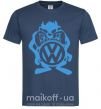 Мужская футболка Мульт VW Темно-синий фото