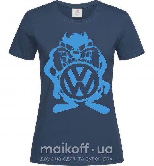 Жіноча футболка Мульт VW Темно-синій фото