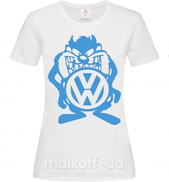 Жіноча футболка Мульт VW Білий фото