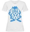 Жіноча футболка Мульт VW Білий фото
