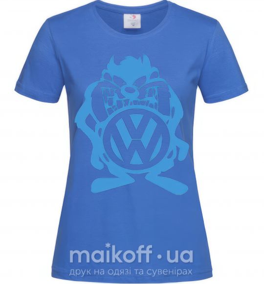 Женская футболка Мульт VW Ярко-синий фото