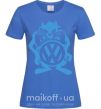 Жіноча футболка Мульт VW Яскраво-синій фото
