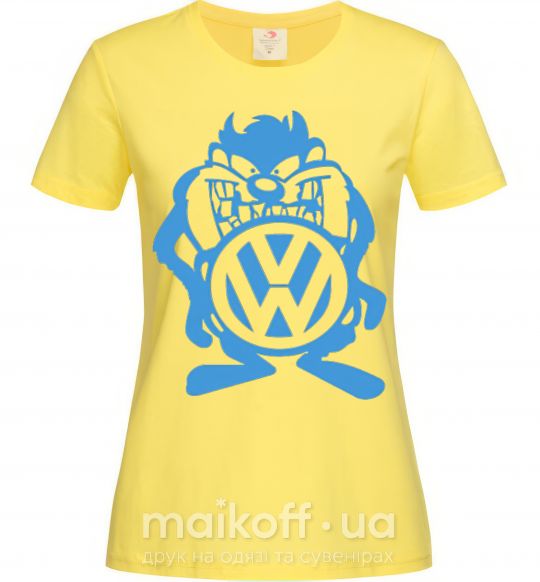 Жіноча футболка Мульт VW Лимонний фото