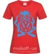 Женская футболка Мульт VW Красный фото