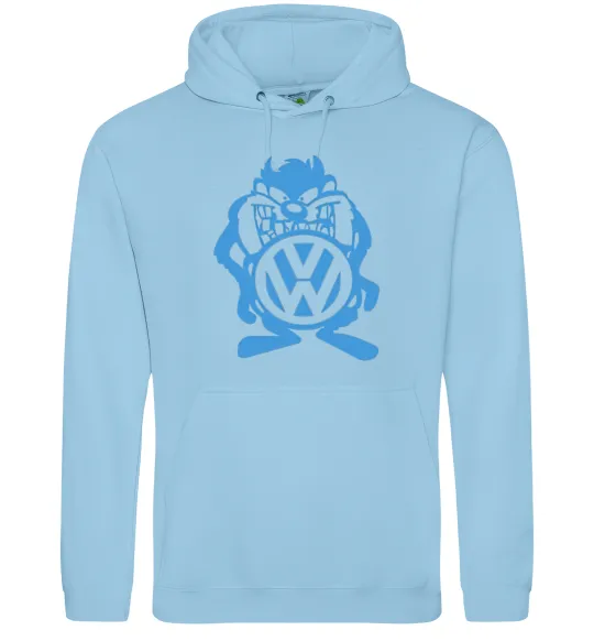 Мужская толстовка (худи) Мульт VW Голубой фото