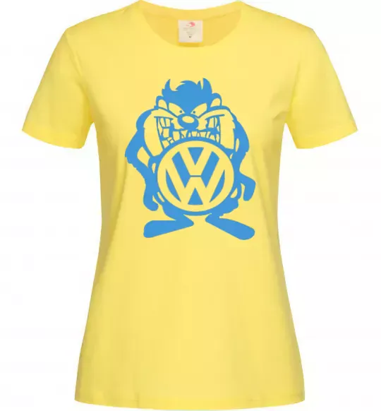 Женская футболка Мульт VW Лимонный фото