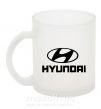 Чашка стеклянная Hyundai logo Фроузен фото
