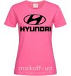 Женская футболка Hyundai logo Ярко-розовый фото