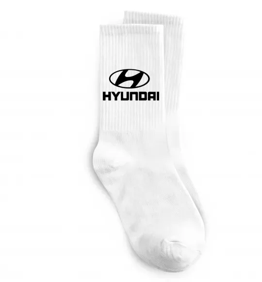 Носки Hyundai logo Белый фото