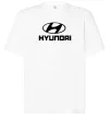 Футболка Оверсайз Hyundai logo Білий фото