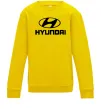 Детский Свитшот Hyundai logo Солнечно желтый фото