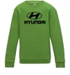 Детский Свитшот Hyundai logo Лаймовый фото