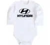 Детский боди Hyundai logo Белый фото