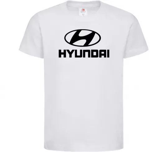 Детская футболка Hyundai logo Белый фото