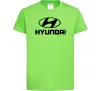 Детская футболка Hyundai logo Лаймовый фото