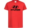 Детская футболка Hyundai logo Красный фото