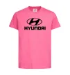 Детская футболка Hyundai logo Ярко-розовый фото