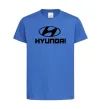 Детская футболка Hyundai logo Ярко-синий фото