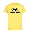 Детская футболка Hyundai logo Лимонный фото