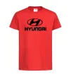 Детская футболка Hyundai logo Красный фото