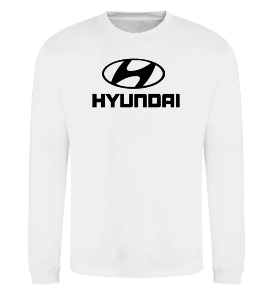 Свитшот Hyundai logo Белый фото