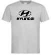 Чоловіча футболка Hyundai logo Сірий фото