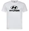 Чоловіча футболка Hyundai logo Білий фото