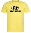 Чоловіча футболка Hyundai logo Лимонний фото