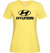 Жіноча футболка Hyundai logo Лимонний фото