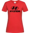 Жіноча футболка Hyundai logo Червоний фото