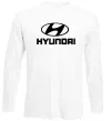 Лонгслив Hyundai logo Белый Лонгслив Hyundai logo Белый фото