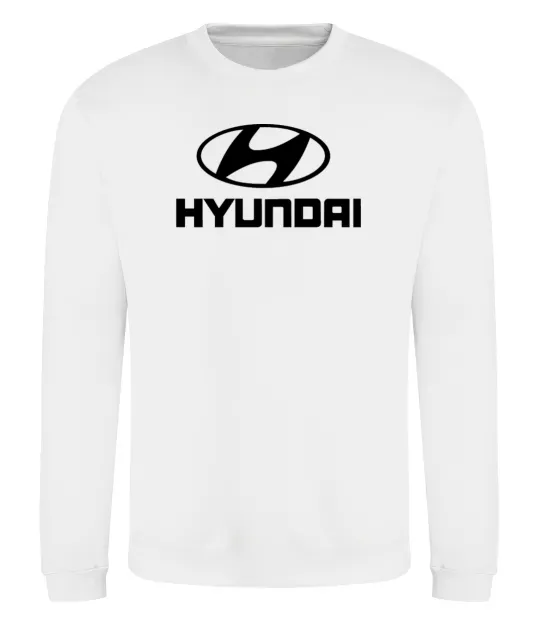 Свитшот Hyundai logo Белый фото