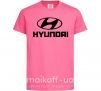 Дитяча футболка Hyundai logo Яскраво-рожевий фото