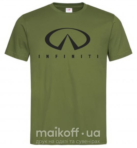 Мужская футболка Infiniti Logo Оливковый фото