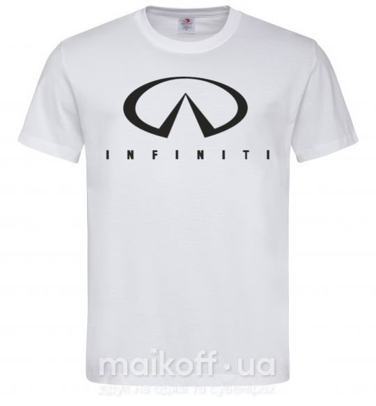 Чоловіча футболка Infiniti Logo Білий фото