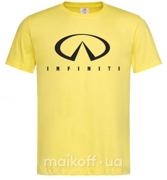 Мужская футболка Infiniti Logo Лимонный фото