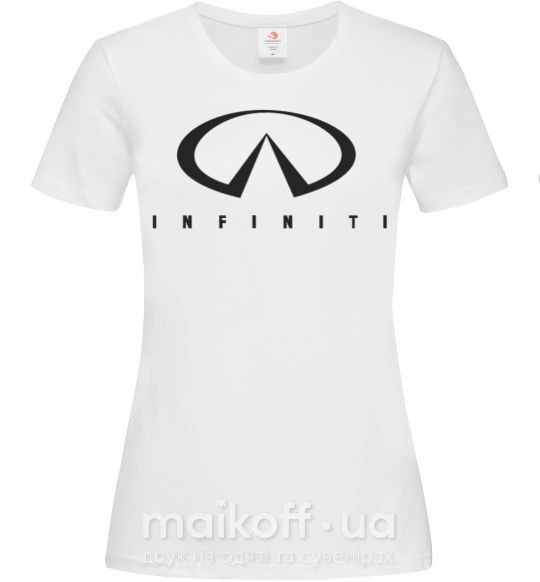Жіноча футболка Infiniti Logo Білий фото